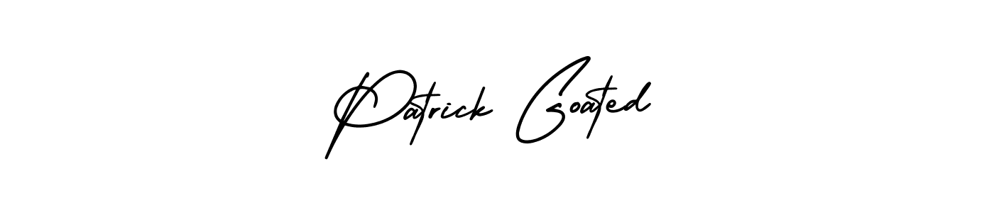 See photos of Patrick Goated official signature by Spectra . Check more albums & portfolios. Read reviews & check more about AmerikaSignatureDemo-Regular font. Patrick Goated signature style 3 images and pictures png