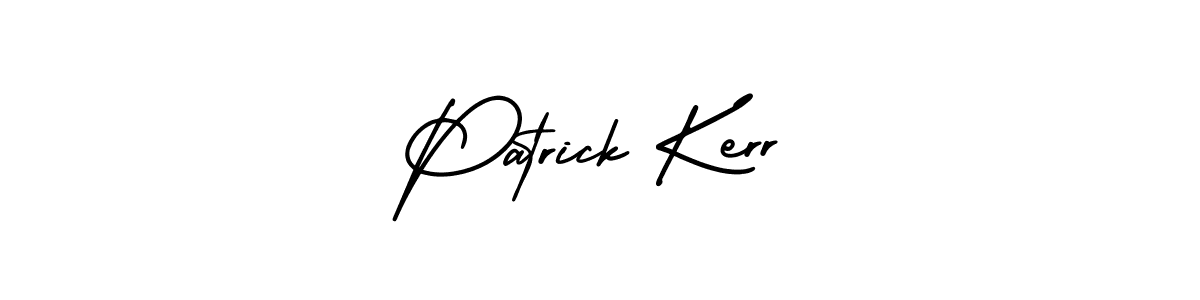 How to make Patrick Kerr name signature. Use AmerikaSignatureDemo-Regular style for creating short signs online. This is the latest handwritten sign. Patrick Kerr signature style 3 images and pictures png