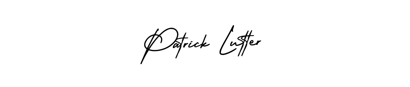 Check out images of Autograph of Patrick Lutter name. Actor Patrick Lutter Signature Style. AmerikaSignatureDemo-Regular is a professional sign style online. Patrick Lutter signature style 3 images and pictures png