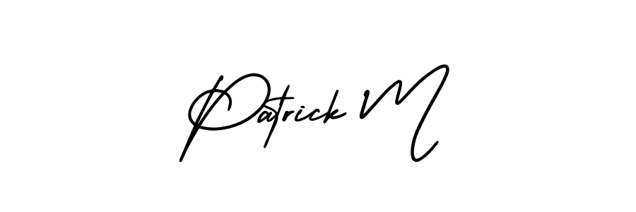Make a beautiful signature design for name Patrick M. Use this online signature maker to create a handwritten signature for free. Patrick M signature style 3 images and pictures png
