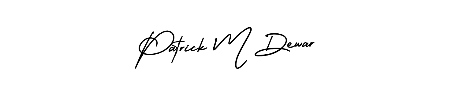 Make a short Patrick M Dewar signature style. Manage your documents anywhere anytime using AmerikaSignatureDemo-Regular. Create and add eSignatures, submit forms, share and send files easily. Patrick M Dewar signature style 3 images and pictures png