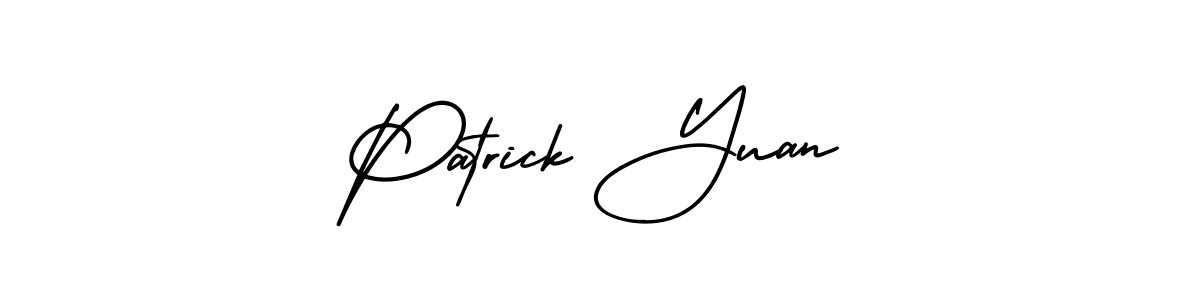 It looks lik you need a new signature style for name Patrick Yuan. Design unique handwritten (AmerikaSignatureDemo-Regular) signature with our free signature maker in just a few clicks. Patrick Yuan signature style 3 images and pictures png