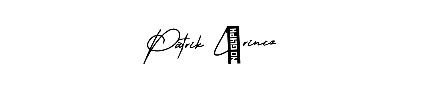 AmerikaSignatureDemo-Regular is a professional signature style that is perfect for those who want to add a touch of class to their signature. It is also a great choice for those who want to make their signature more unique. Get Patrik Lőrincz name to fancy signature for free. Patrik Lőrincz signature style 3 images and pictures png