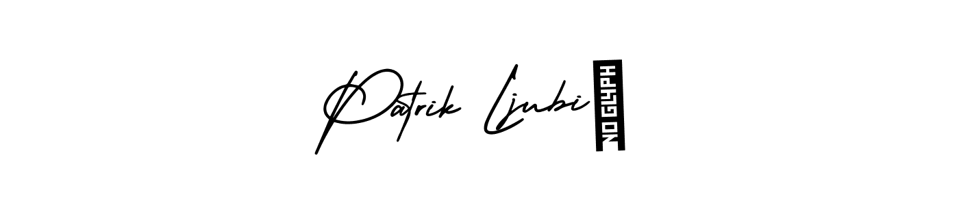 Check out images of Autograph of Patrik LjubiĆ name. Actor Patrik LjubiĆ Signature Style. AmerikaSignatureDemo-Regular is a professional sign style online. Patrik LjubiĆ signature style 3 images and pictures png