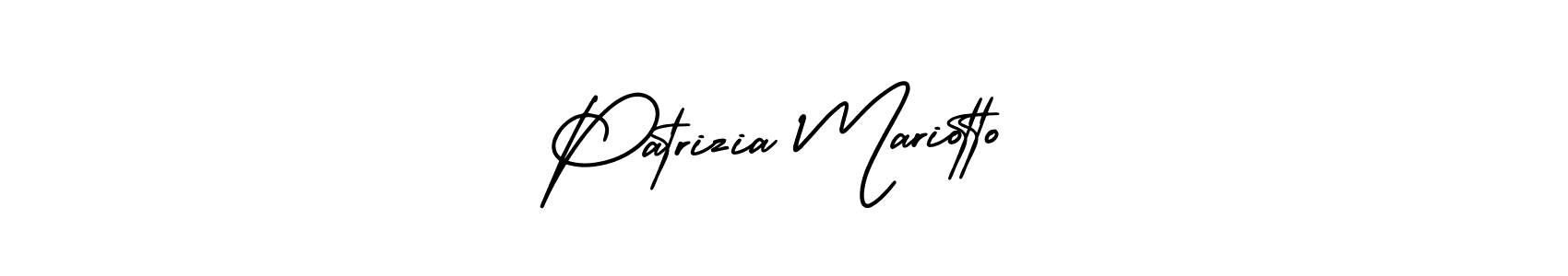 How to make Patrizia Mariotto signature? AmerikaSignatureDemo-Regular is a professional autograph style. Create handwritten signature for Patrizia Mariotto name. Patrizia Mariotto signature style 3 images and pictures png