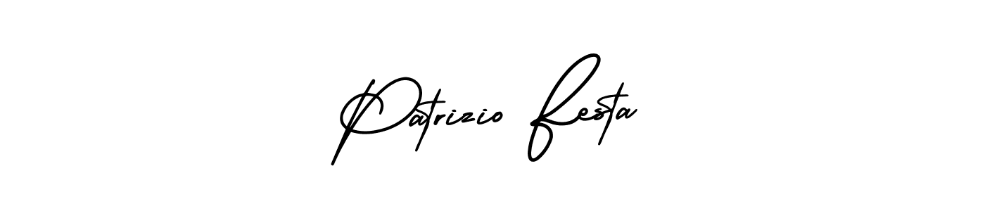 Make a short Patrizio Festa signature style. Manage your documents anywhere anytime using AmerikaSignatureDemo-Regular. Create and add eSignatures, submit forms, share and send files easily. Patrizio Festa signature style 3 images and pictures png