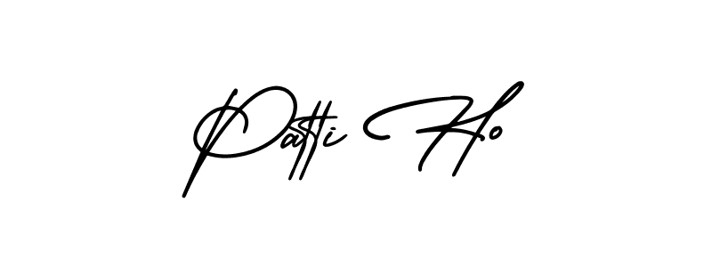 AmerikaSignatureDemo-Regular is a professional signature style that is perfect for those who want to add a touch of class to their signature. It is also a great choice for those who want to make their signature more unique. Get Patti Ho name to fancy signature for free. Patti Ho signature style 3 images and pictures png