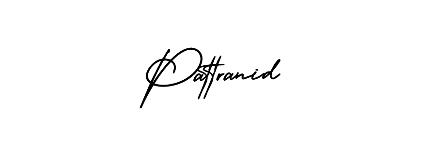 Create a beautiful signature design for name Pattranid. With this signature (AmerikaSignatureDemo-Regular) fonts, you can make a handwritten signature for free. Pattranid signature style 3 images and pictures png