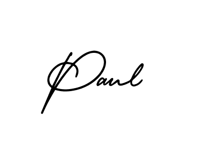 Paul stylish signature style. Best Handwritten Sign (AmerikaSignatureDemo-Regular) for my name. Handwritten Signature Collection Ideas for my name Paul. Paul signature style 3 images and pictures png