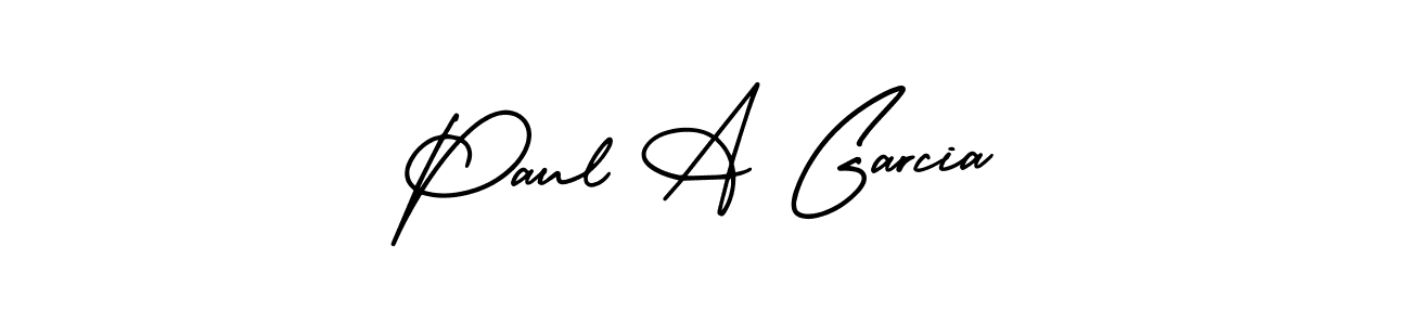 Design your own signature with our free online signature maker. With this signature software, you can create a handwritten (AmerikaSignatureDemo-Regular) signature for name Paul A Garcia. Paul A Garcia signature style 3 images and pictures png