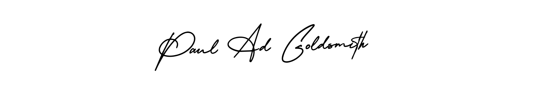 This is the best signature style for the Paul Ad Goldsmith name. Also you like these signature font (AmerikaSignatureDemo-Regular). Mix name signature. Paul Ad Goldsmith signature style 3 images and pictures png