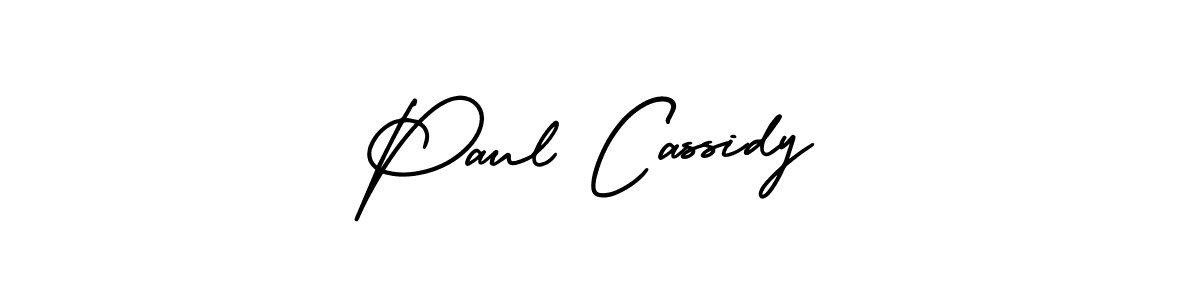 Paul Cassidy stylish signature style. Best Handwritten Sign (AmerikaSignatureDemo-Regular) for my name. Handwritten Signature Collection Ideas for my name Paul Cassidy. Paul Cassidy signature style 3 images and pictures png