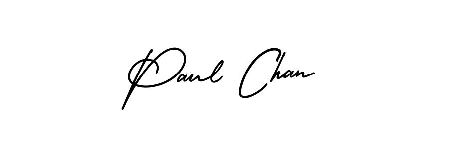 Make a beautiful signature design for name Paul Chan. With this signature (AmerikaSignatureDemo-Regular) style, you can create a handwritten signature for free. Paul Chan signature style 3 images and pictures png