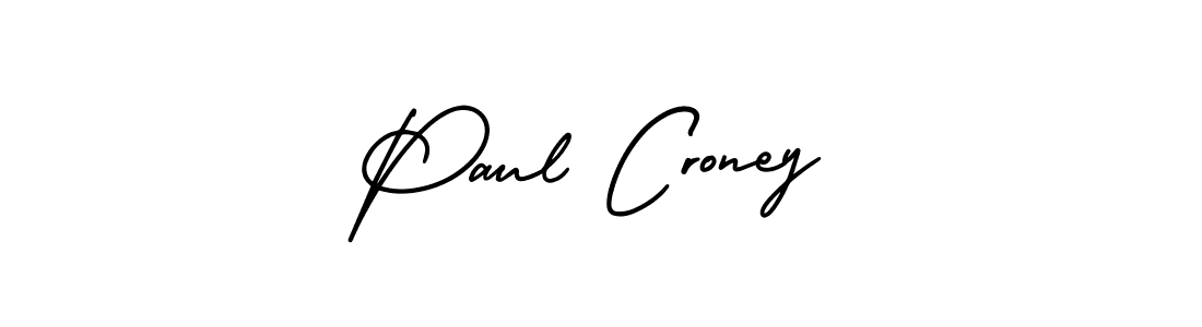 Use a signature maker to create a handwritten signature online. With this signature software, you can design (AmerikaSignatureDemo-Regular) your own signature for name Paul Croney. Paul Croney signature style 3 images and pictures png