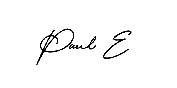 Also we have Paul E name is the best signature style. Create professional handwritten signature collection using AmerikaSignatureDemo-Regular autograph style. Paul E signature style 3 images and pictures png