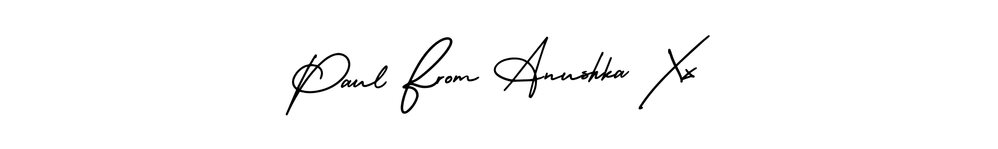 Make a beautiful signature design for name Paul From Anushka Xx. Use this online signature maker to create a handwritten signature for free. Paul From Anushka Xx signature style 3 images and pictures png