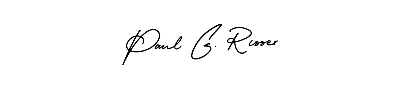 How to make Paul G. Risser signature? AmerikaSignatureDemo-Regular is a professional autograph style. Create handwritten signature for Paul G. Risser name. Paul G. Risser signature style 3 images and pictures png