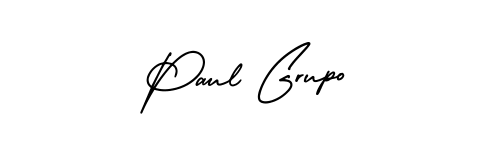Design your own signature with our free online signature maker. With this signature software, you can create a handwritten (AmerikaSignatureDemo-Regular) signature for name Paul Grupo. Paul Grupo signature style 3 images and pictures png