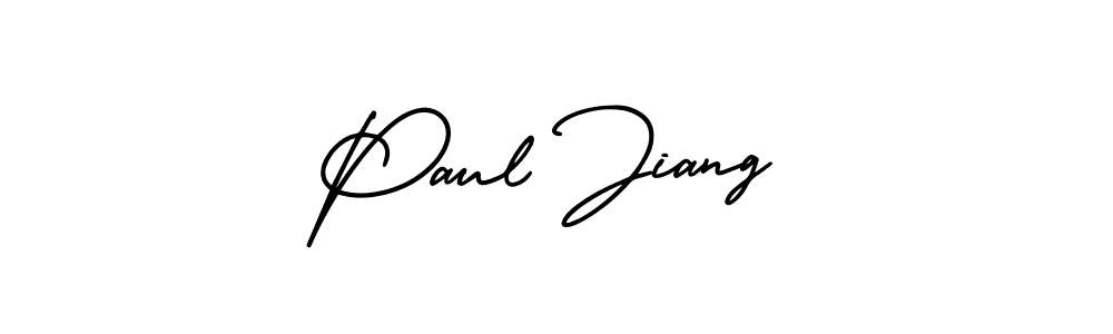 Make a beautiful signature design for name Paul Jiang. With this signature (AmerikaSignatureDemo-Regular) style, you can create a handwritten signature for free. Paul Jiang signature style 3 images and pictures png