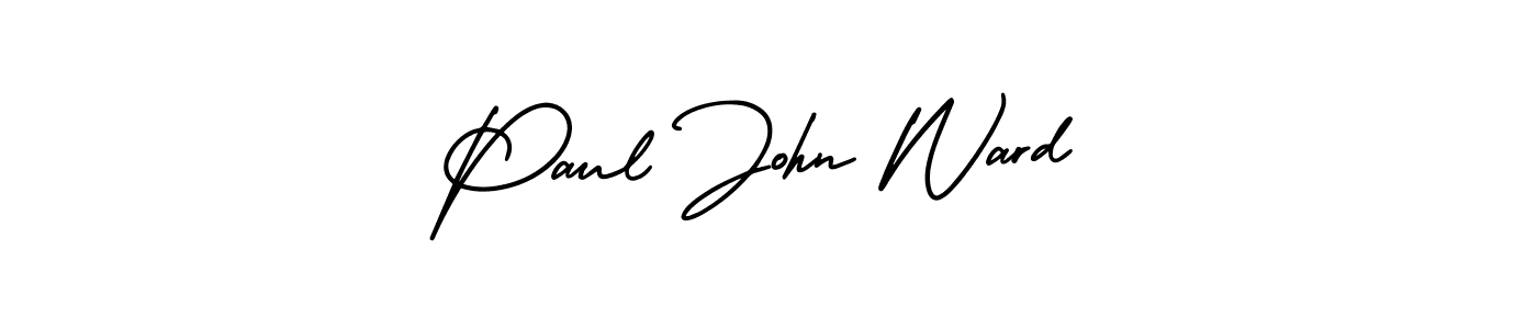 How to make Paul John Ward signature? AmerikaSignatureDemo-Regular is a professional autograph style. Create handwritten signature for Paul John Ward name. Paul John Ward signature style 3 images and pictures png
