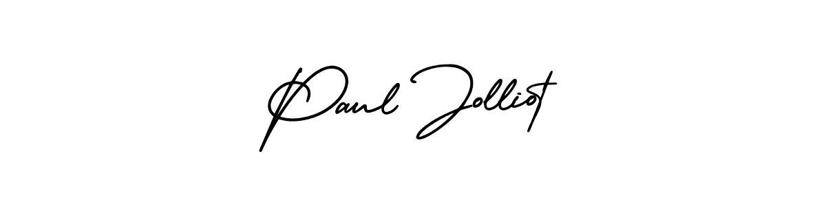 You should practise on your own different ways (AmerikaSignatureDemo-Regular) to write your name (Paul Jolliot) in signature. don't let someone else do it for you. Paul Jolliot signature style 3 images and pictures png