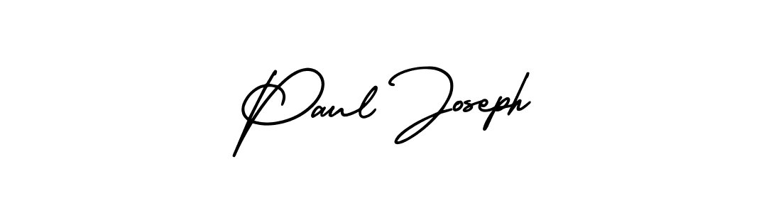 Paul Joseph stylish signature style. Best Handwritten Sign (AmerikaSignatureDemo-Regular) for my name. Handwritten Signature Collection Ideas for my name Paul Joseph. Paul Joseph signature style 3 images and pictures png