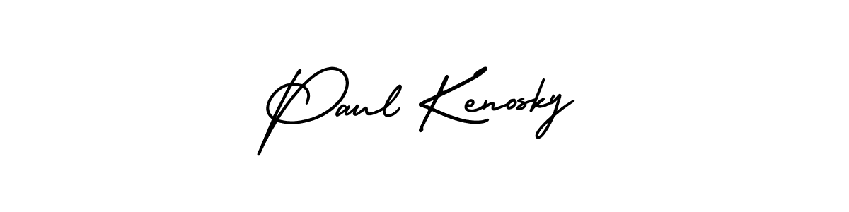 The best way (AmerikaSignatureDemo-Regular) to make a short signature is to pick only two or three words in your name. The name Paul Kenosky include a total of six letters. For converting this name. Paul Kenosky signature style 3 images and pictures png