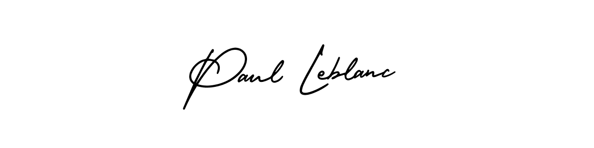 AmerikaSignatureDemo-Regular is a professional signature style that is perfect for those who want to add a touch of class to their signature. It is also a great choice for those who want to make their signature more unique. Get Paul Leblanc name to fancy signature for free. Paul Leblanc signature style 3 images and pictures png