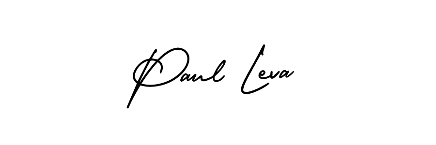 Design your own signature with our free online signature maker. With this signature software, you can create a handwritten (AmerikaSignatureDemo-Regular) signature for name Paul Leva. Paul Leva signature style 3 images and pictures png