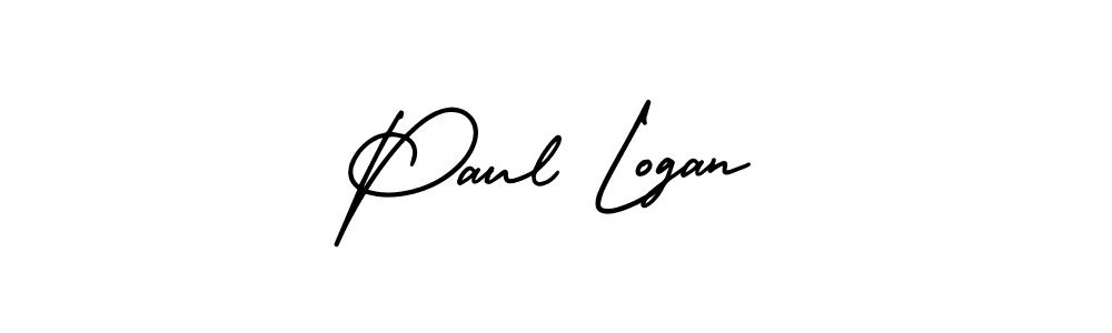 Paul Logan stylish signature style. Best Handwritten Sign (AmerikaSignatureDemo-Regular) for my name. Handwritten Signature Collection Ideas for my name Paul Logan. Paul Logan signature style 3 images and pictures png