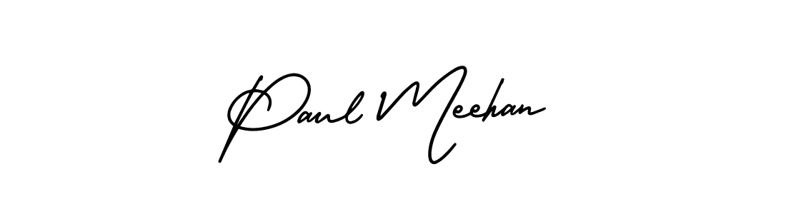 It looks lik you need a new signature style for name Paul Meehan. Design unique handwritten (AmerikaSignatureDemo-Regular) signature with our free signature maker in just a few clicks. Paul Meehan signature style 3 images and pictures png