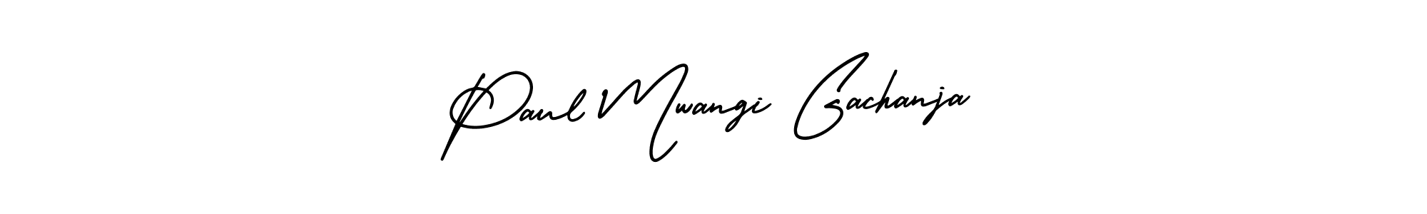How to make Paul Mwangi Gachanja signature? AmerikaSignatureDemo-Regular is a professional autograph style. Create handwritten signature for Paul Mwangi Gachanja name. Paul Mwangi Gachanja signature style 3 images and pictures png