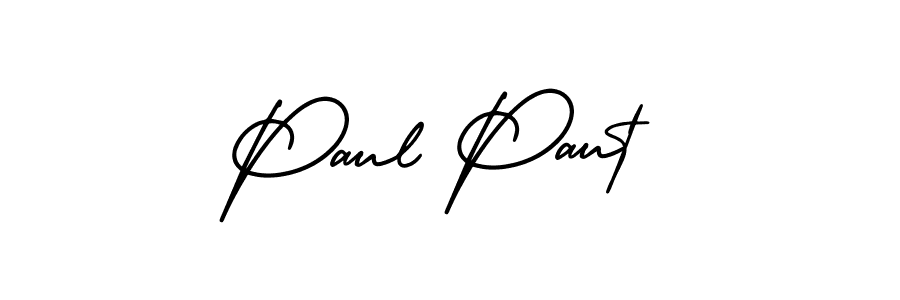 Best and Professional Signature Style for Paul Paut. AmerikaSignatureDemo-Regular Best Signature Style Collection. Paul Paut signature style 3 images and pictures png