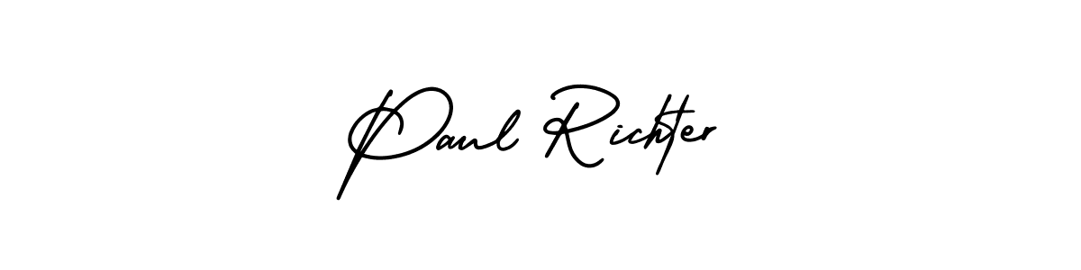 Paul Richter stylish signature style. Best Handwritten Sign (AmerikaSignatureDemo-Regular) for my name. Handwritten Signature Collection Ideas for my name Paul Richter. Paul Richter signature style 3 images and pictures png