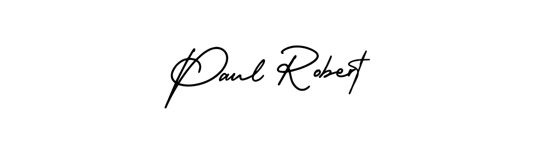 Create a beautiful signature design for name Paul Robert. With this signature (AmerikaSignatureDemo-Regular) fonts, you can make a handwritten signature for free. Paul Robert signature style 3 images and pictures png