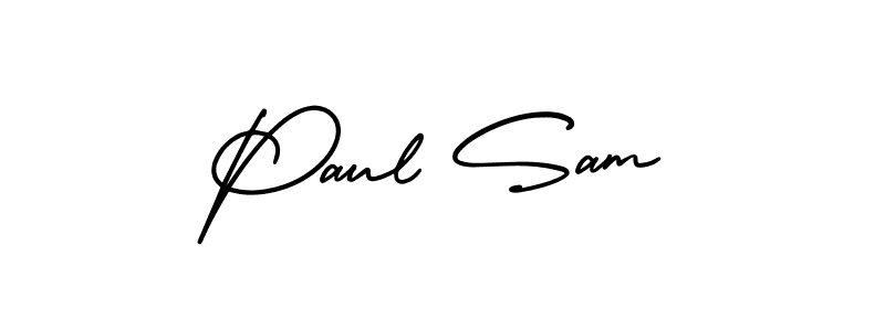 Check out images of Autograph of Paul Sam name. Actor Paul Sam Signature Style. AmerikaSignatureDemo-Regular is a professional sign style online. Paul Sam signature style 3 images and pictures png
