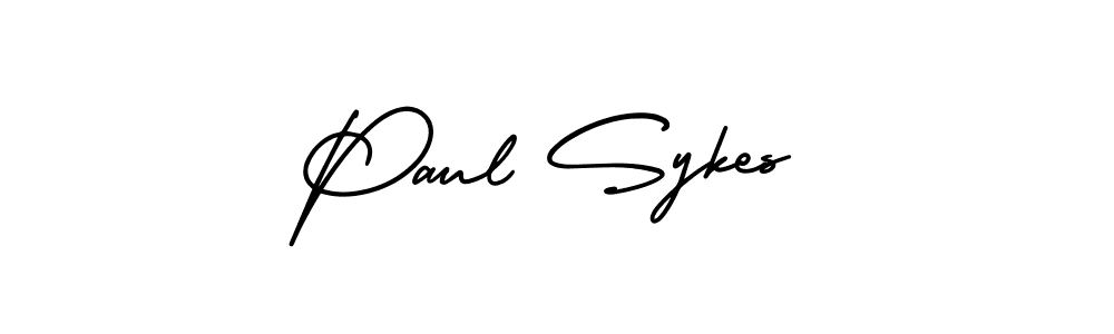 Paul Sykes stylish signature style. Best Handwritten Sign (AmerikaSignatureDemo-Regular) for my name. Handwritten Signature Collection Ideas for my name Paul Sykes. Paul Sykes signature style 3 images and pictures png