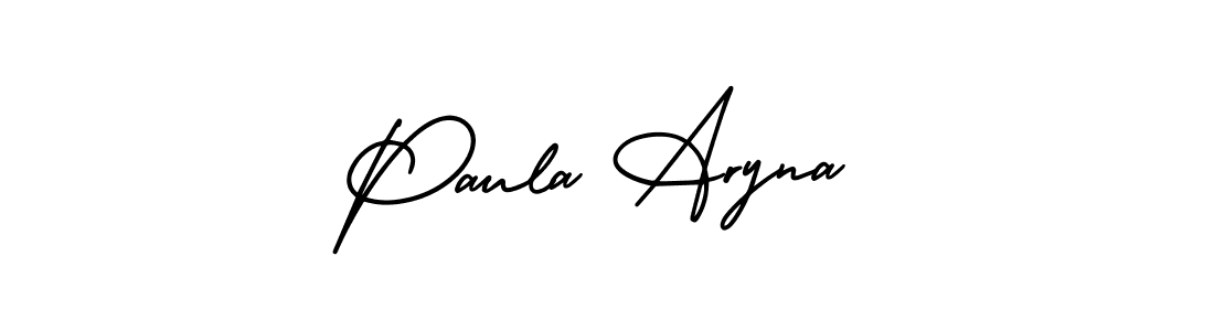 Also You can easily find your signature by using the search form. We will create Paula Aryna name handwritten signature images for you free of cost using AmerikaSignatureDemo-Regular sign style. Paula Aryna signature style 3 images and pictures png