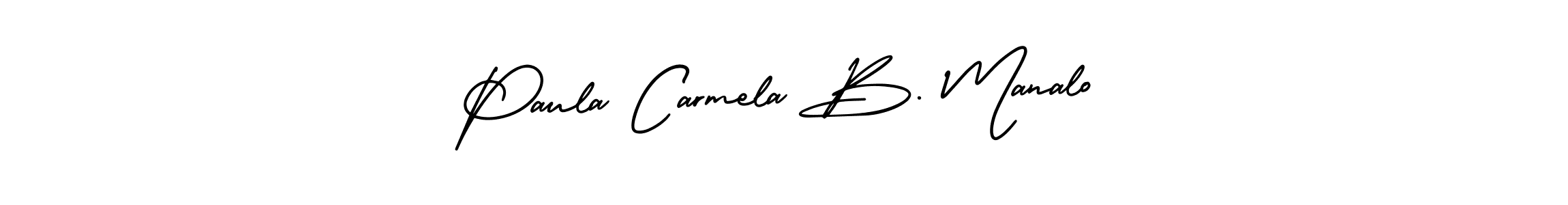 Best and Professional Signature Style for Paula Carmela B. Manalo. AmerikaSignatureDemo-Regular Best Signature Style Collection. Paula Carmela B. Manalo signature style 3 images and pictures png