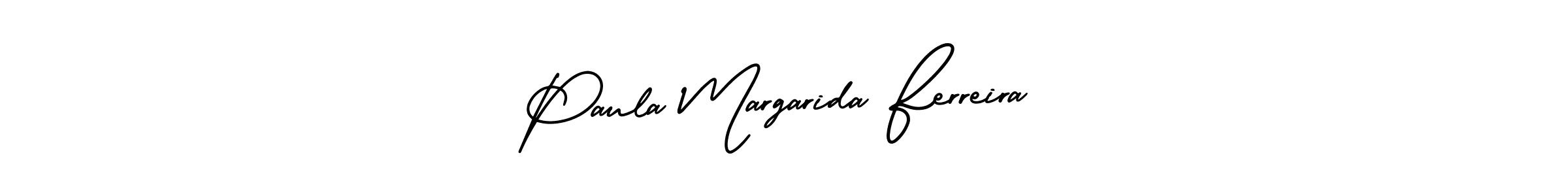 How to make Paula Margarida Ferreira name signature. Use AmerikaSignatureDemo-Regular style for creating short signs online. This is the latest handwritten sign. Paula Margarida Ferreira signature style 3 images and pictures png