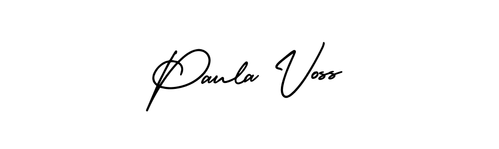 Paula Voss stylish signature style. Best Handwritten Sign (AmerikaSignatureDemo-Regular) for my name. Handwritten Signature Collection Ideas for my name Paula Voss. Paula Voss signature style 3 images and pictures png