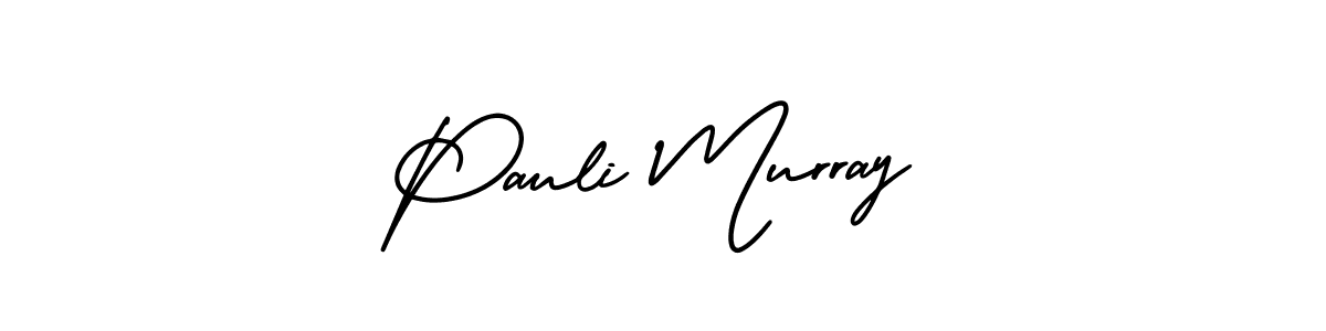 Use a signature maker to create a handwritten signature online. With this signature software, you can design (AmerikaSignatureDemo-Regular) your own signature for name Pauli Murray. Pauli Murray signature style 3 images and pictures png