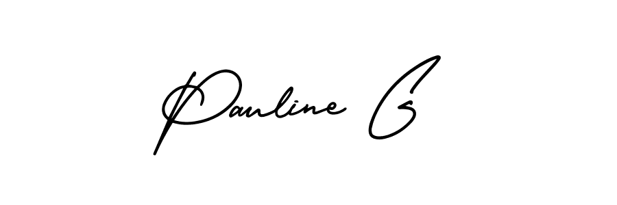 Also You can easily find your signature by using the search form. We will create Pauline G name handwritten signature images for you free of cost using AmerikaSignatureDemo-Regular sign style. Pauline G signature style 3 images and pictures png