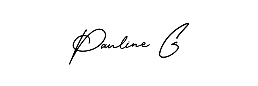 Make a beautiful signature design for name Pauline G. Use this online signature maker to create a handwritten signature for free. Pauline G signature style 3 images and pictures png