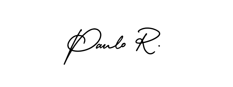 Once you've used our free online signature maker to create your best signature AmerikaSignatureDemo-Regular style, it's time to enjoy all of the benefits that Paulo R. name signing documents. Paulo R. signature style 3 images and pictures png