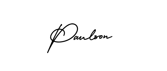 This is the best signature style for the Paulson name. Also you like these signature font (AmerikaSignatureDemo-Regular). Mix name signature. Paulson signature style 3 images and pictures png