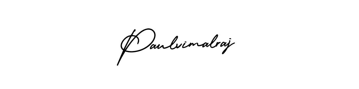 AmerikaSignatureDemo-Regular is a professional signature style that is perfect for those who want to add a touch of class to their signature. It is also a great choice for those who want to make their signature more unique. Get Paulvimalraj name to fancy signature for free. Paulvimalraj signature style 3 images and pictures png