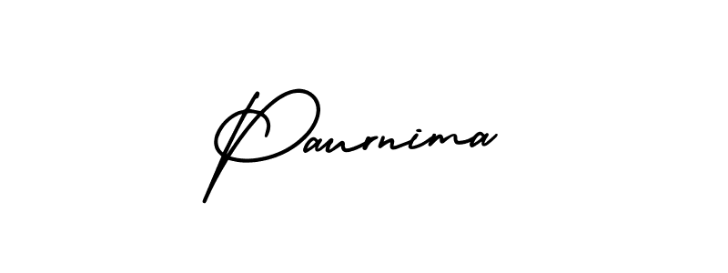 Make a beautiful signature design for name Paurnima. Use this online signature maker to create a handwritten signature for free. Paurnima signature style 3 images and pictures png