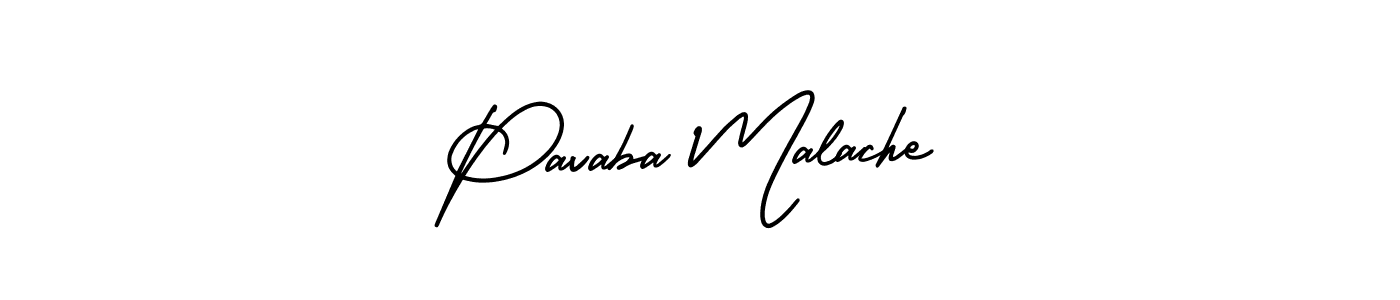 This is the best signature style for the Pavaba Malache name. Also you like these signature font (AmerikaSignatureDemo-Regular). Mix name signature. Pavaba Malache signature style 3 images and pictures png