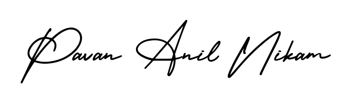 AmerikaSignatureDemo-Regular is a professional signature style that is perfect for those who want to add a touch of class to their signature. Get Pavan Anil Nikam name fancy signature for free. Pavan Anil Nikam signature style 3 images and pictures png
